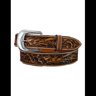 Ariat Women's Laser Cut Paisley Western Belt