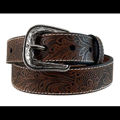 Blazin Roxx Scalloped Women's Leather Belt